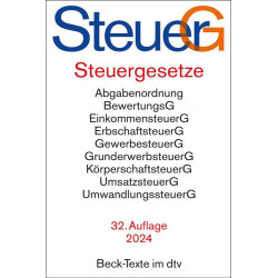 Steuergesetze 32. Auflage 2024