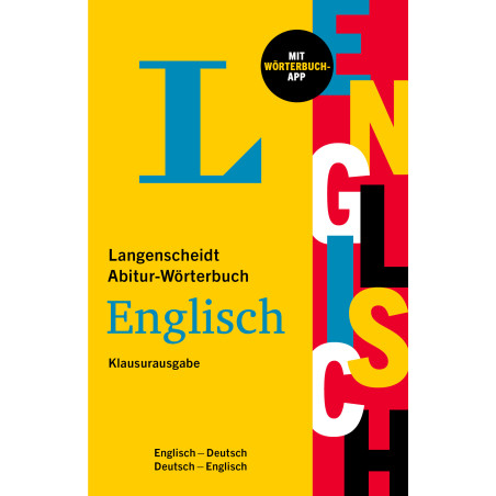 Langenscheidt Abitur-Wörterbuch Englisch Klausurausgabe 2025