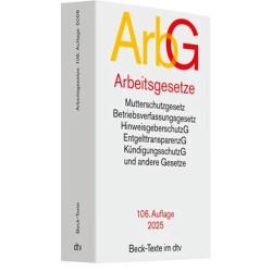 Arbeitsgesetze 106. Auflage 2025