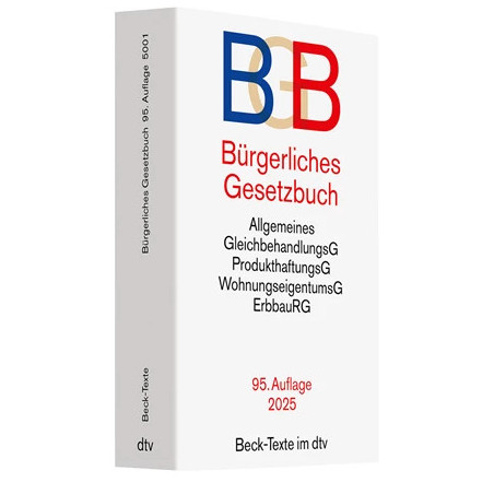 Bürgerliches Gesetzbuch 95. Auflage 2026