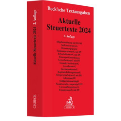 Aktuelle Steuertexte 2025 - Rechtsstand 01.01.2025